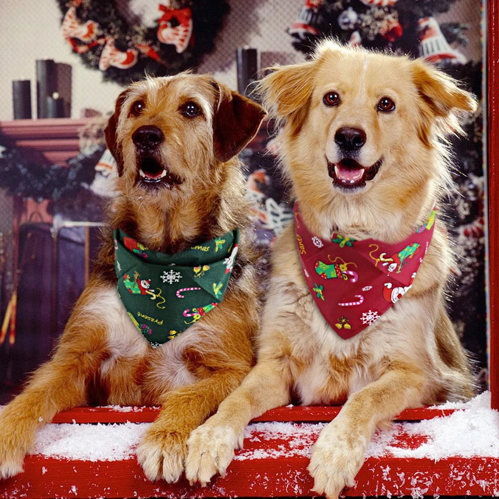 Dark Green Santa Bandana