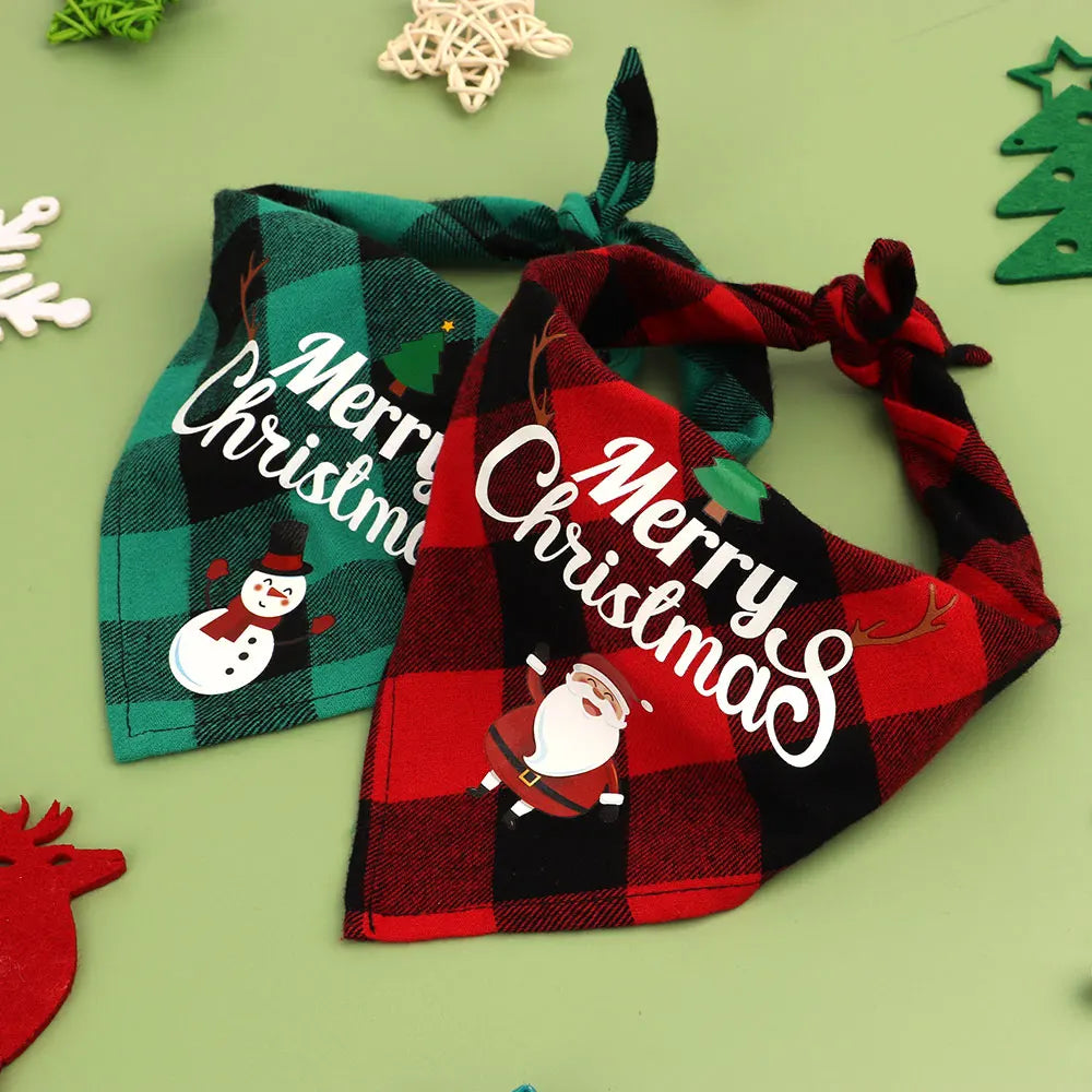 Dark Green Santa Bandana