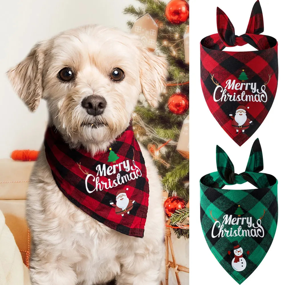 Dark Green Santa Bandana