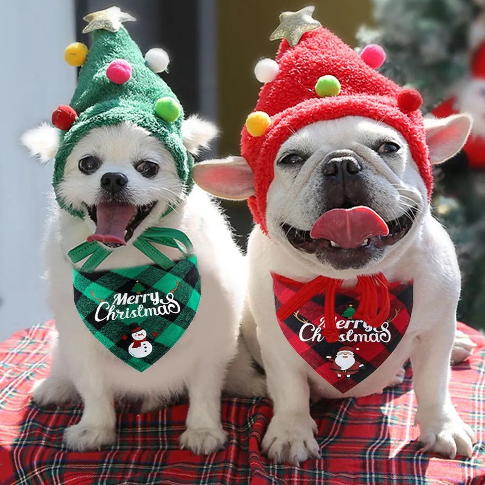 Dark Green Santa Bandana